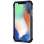 Spigen Signature защитен кейс от пластмаса и поликарбонат за Apple iPhone XS / iPhone X - син