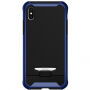 Spigen Signature защитен кейс от пластмаса и поликарбонат за Apple iPhone XS / iPhone X - син