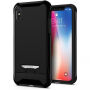 Spigen Signature защитен кейс от пластмаса и поликарбонат за Apple iPhone XS / iPhone X - черен