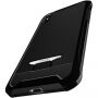 Spigen Signature защитен кейс от пластмаса и поликарбонат за Apple iPhone XS / iPhone X - черен