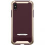 Spigen Signature защитен кейс от пластмаса и поликарбонат за Apple iPhone XS / iPhone X - златен