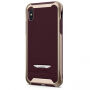 Spigen Signature защитен кейс от пластмаса и поликарбонат за Apple iPhone XS / iPhone X - златен