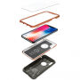 Spigen Armor изключително устойчив защитен кейс с подсилени ъгли за Apple iPhone XS / iPhone X - зелен