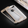 Пластмасов кейс за iPhone 8 Plus / 7 Plus s 360° защита – предпазва предната и задната страна - златен