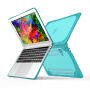 Удароустойчив капак с накланящи се крачета за MacBook Pro 13" (A1706 / A1708 / A1989 / A2159) - тюркоазено