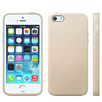 Калъф с оригинален Apple дизайн за iPhone 5 / 5S / SE (2016) - бежов