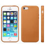 Калъф с оригинален Apple дизайн за iPhone 5 / 5S / SE (2016) – светло кафяв