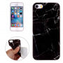 Защитен пластмасов кейс за iPhone 5 / 5S / SE (2016) – черен мрамор