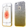 3в1 блестящ калъф за iPhone 5 / 5S / SE (2016) – жълт