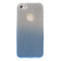 3в1 блестящ калъф за iPhone 5 / 5S / SE (2016) – син
