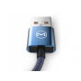 MCDODO USB кабел за синхронизация и зареждане за Apple iPhone - 15cm - дънково синьо