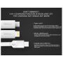 MCDODO USB кабел с lightning / micro USB / USB-C конектори за Apple iPhone - 1m - бял