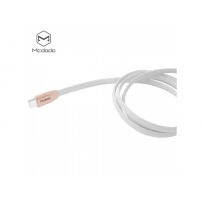 MCDODO USB кабел с USB-C конектор за Apple MacBook - 1m - бяло-златен