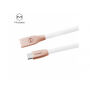 MCDODO USB кабел с USB-C конектор за Apple MacBook - 1m - бяло-златен
