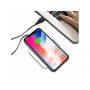 MCDODO безжично квадратно зарядно / стойка за Apple iPhone - бяла