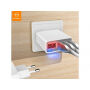 MCDODO зарядно с три USB порта и дигитален дисплей за Apple iPhone / iPad / iPod - бяла