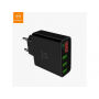 MCDODO зарядно с три USB порта и дигитален дисплей за Apple iPhone / iPad / iPod - черна