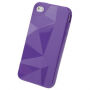 Защитен калъф за iPhone 4 / 4S - лилаво