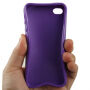Защитен калъф за iPhone 4 / 4S - лилаво