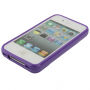 Защитен калъф за iPhone 4 / 4S - лилаво