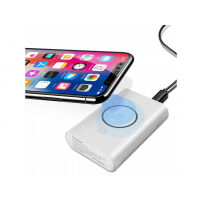 MCDODO външна батерия 8000mAh с безжично зареждане за Apple iPhone - бяла