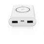 MCDODO външна батерия 8000mAh с безжично зареждане за Apple iPhone - бяла