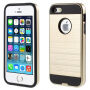 Калъф 2в1 за Apple iPhone 5 / 5S / SE (2016) - златен