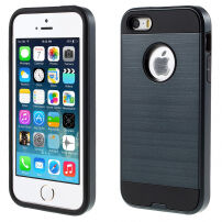 Калъф 2в1 за Apple iPhone 5 / 5S / SE (2016) - син