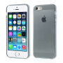 Прозрачен калъф за Apple iPhone S5 / 5S / SE (2016) - сив