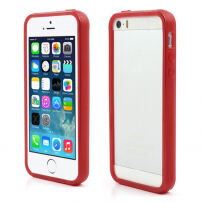Протектор за Apple iPhone 5 / 5S / SE (2016) - червен