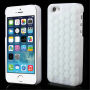 Калъф с пукащи се мехурчета за iPhone 5 / 5S / SE (2016) - бял