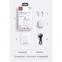 Joyroom JR-T13 безжични слушалки с калъф за зареждане за iPhone / iPad - бяла