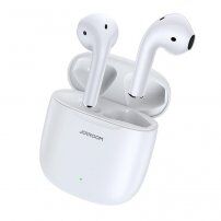 Joyroom JR-T13 безжични слушалки с калъф за зареждане за iPhone / iPad - бяла