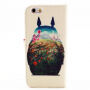 Калъф със слотове за карти за Apple iPhone 6 / 6S - Totoro