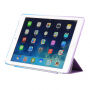 Rainbow Smart калъф / кейс с функция за сън и стойка за Apple iPad 9,7" (2017) – синьо-лилав