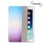 Rainbow Smart калъф / кейс с функция за сън и стойка за Apple iPad 9,7" (2017) – синьо-лилав