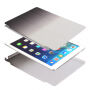 Rainbow Smart калъф / кейс с функция за сън и стойка за Apple iPad 9,7" (2017) – черно-бял
