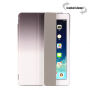 Rainbow Smart калъф / кейс с функция за сън и стойка за Apple iPad 9,7" (2017) – черно-бял