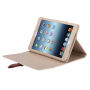 Луксозен калъф от PU кожа с каишка за Apple iPad 4 / 3 / 2 - розово