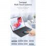 DUX DUCIS калъф със клавиатура, тъчпад и място на Apple Pencil за iPad 10,2" (2019-2021) / Air 3 (2019) / Pro 10,5" - черно