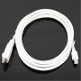 Кабел за свързване на Thunderbolt / Display Port за MacBook - 1,8 m - бял