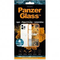 PanzerGlass ClearCase Антибактериален кейс за Apple iPhone 12 Pro Max - оранжев