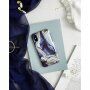 iDeal Of Sweden кейс Golden Indigo Marble за iPhone 6/6S/7/8/SE (2020) - синьо-златен