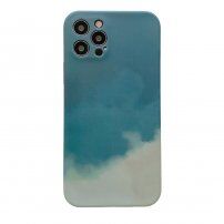 Силиконов защитен кейс за iPhone 11 Pro - тюркоазено-сив