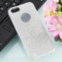 Блестящ кейс за iPhone 5 / 5S / SE (2016) - сребърен