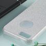 Блестящ кейс за iPhone 5 / 5S / SE (2016) - сребърен