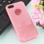 Блестящ кейс за iPhone 5 / 5S / SE (2016) - розов