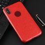 Блестящ кейс за iPhone XS Max - червен