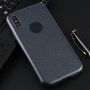 Блестящ кейс за iPhone XS Max - тъмносив