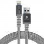 DUX DUCIS Кабел за синхронизиране и зареждане за iPhone, iPad, iPod - 1m - сив